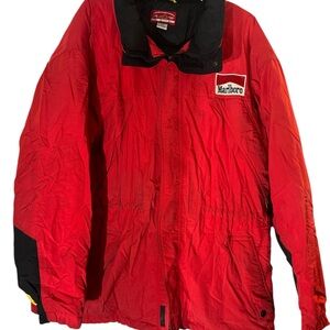 Marlboro Red and Black Winter Coat